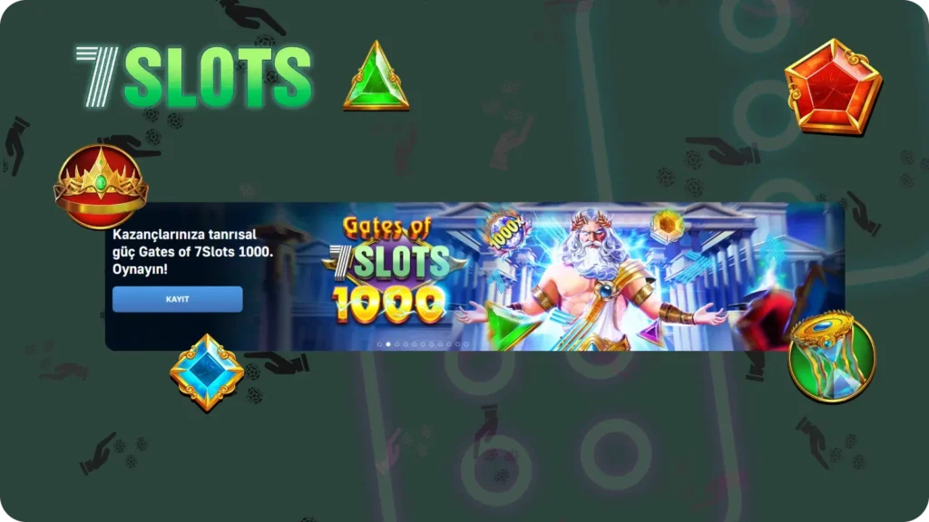 7Slots Gates of Olympus özel bonusları ve promosyonları