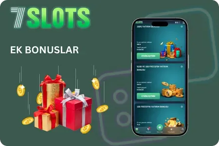 7Slots Ek Bonuslar ve promosyonlar